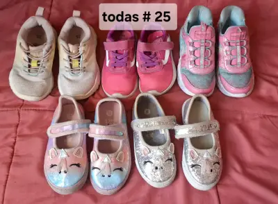 Lote de zapatos infantiles talla 23 y 25 - miniatura 1