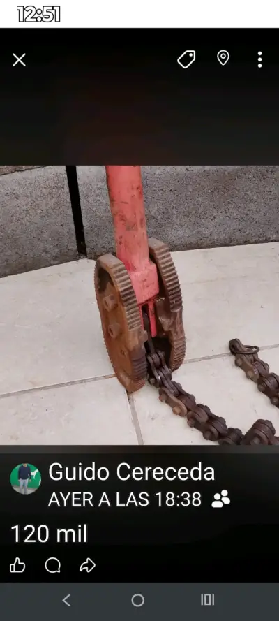 Llave Stilson grande para plomería - miniatura 3