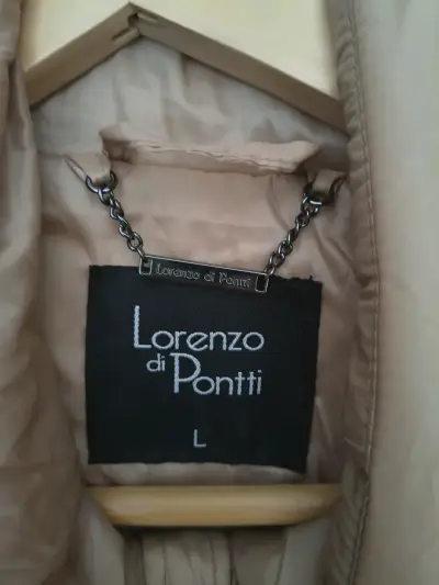 Parka color beige. Marca Lorenzo di Pontti - miniatura 2
