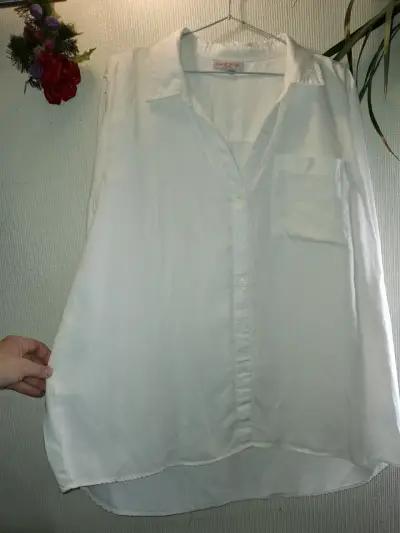 Blusa blanca de manga larga Knox Rose - miniatura 1