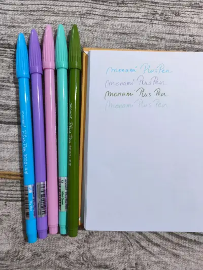 Set de Lápices Monami Plus Pen Colores Pastel - miniatura 1