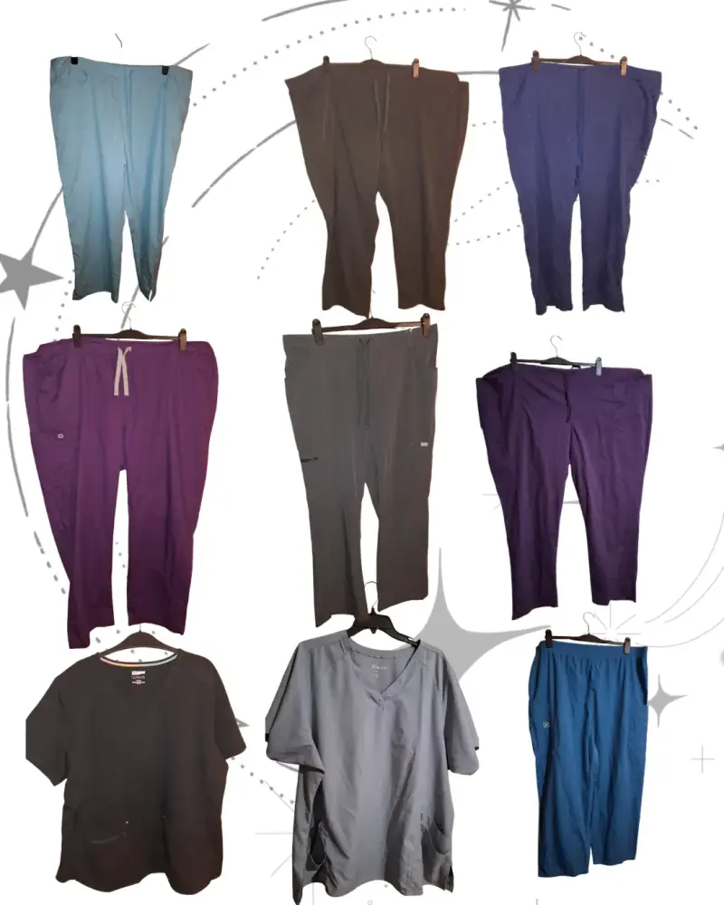 Lote de uniformes médicos talla grande - 2