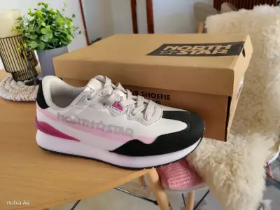 Zapatillas deportivas North Star blancas y rosadas - miniatura 1