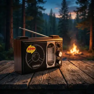 Radio portátil retro Leotec LT-2008 con 11 bandas - miniatura 2