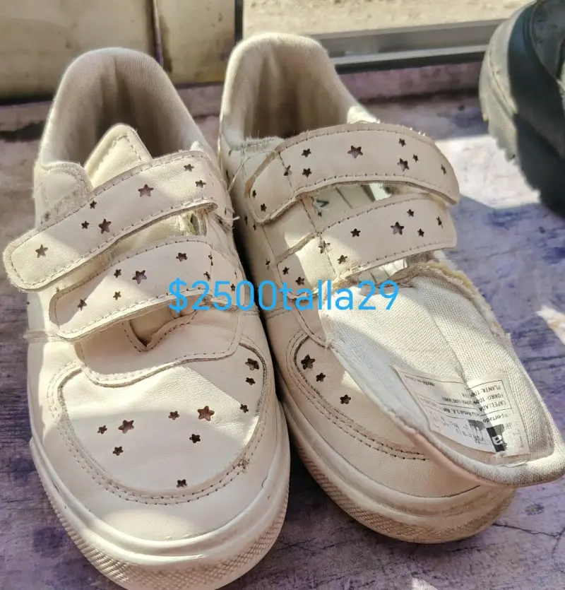 Zapatillas de Niños Blancas Talla 30 - 2