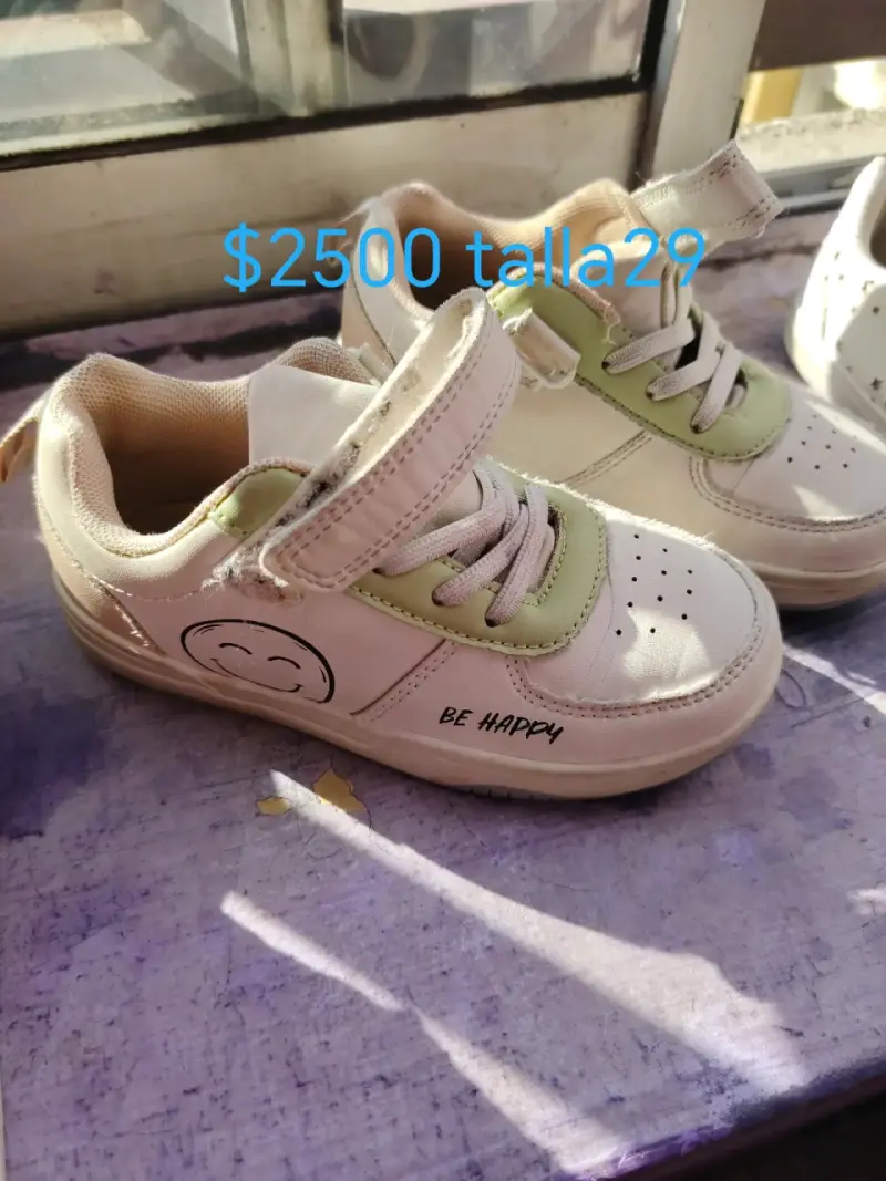 Zapatillas de Niños Blancas Talla 30 - 3