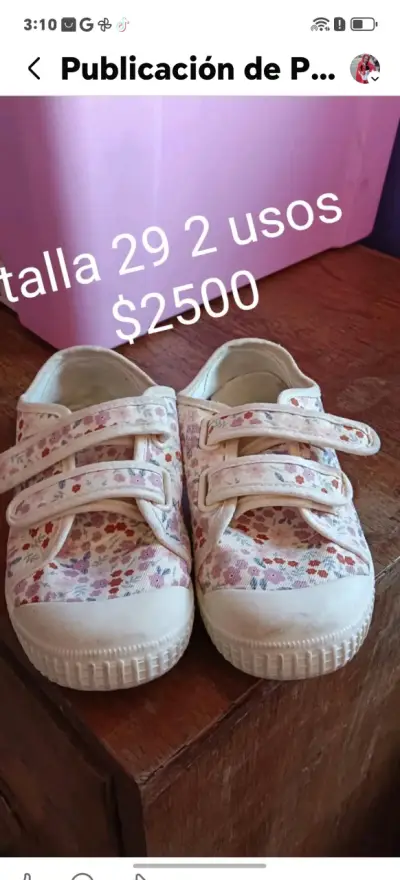 Zapatillas de Niños Blancas Talla 30 - miniatura 4