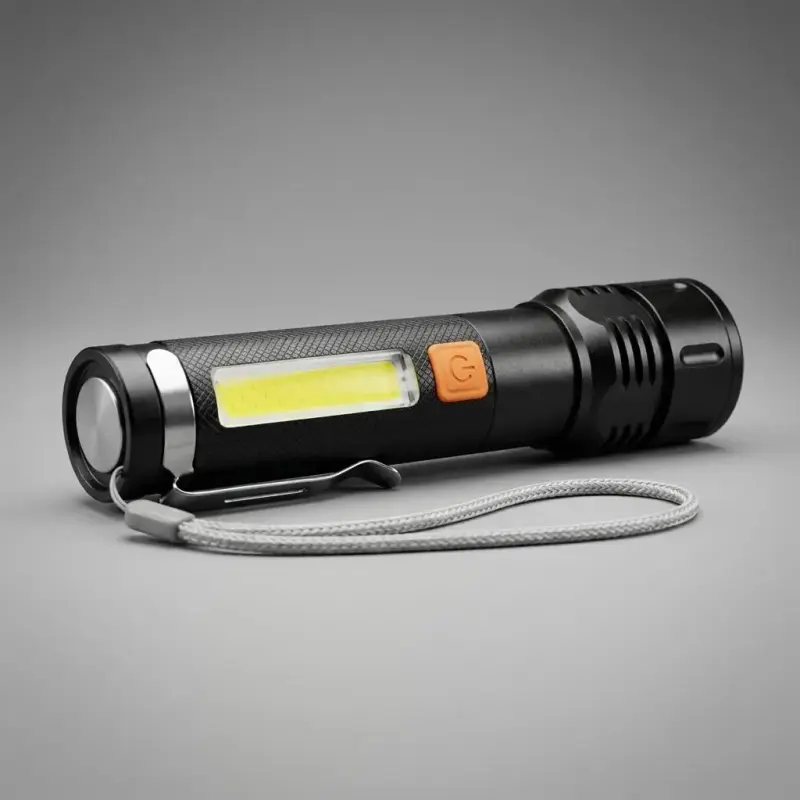 Linterna LED Recargable con Luz Roja EMERGENCIAS - 4