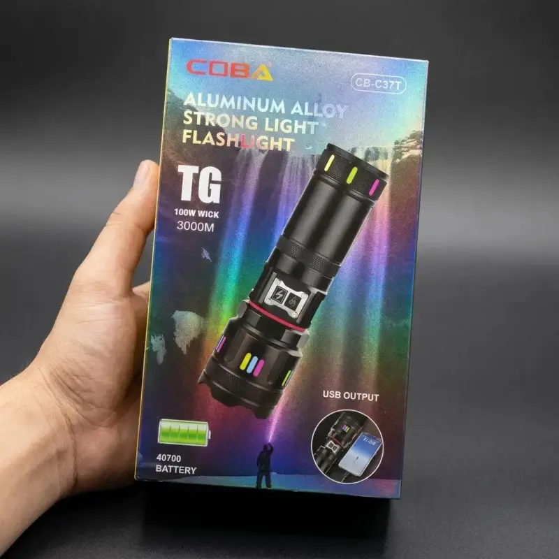 Linterna de Aleación de Aluminio Coba TG 100W - 2