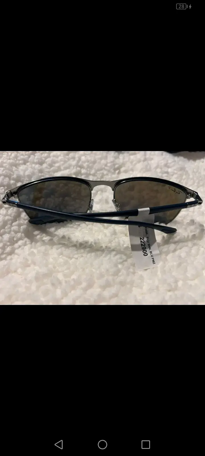 Gafas de Sol Ray-Ban Azul Espejado - 3