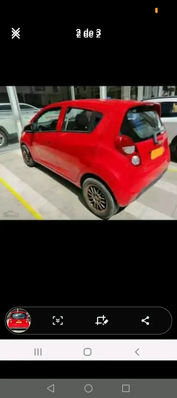 Auto Chevrolet Spark GT rojo en buen estado - 2