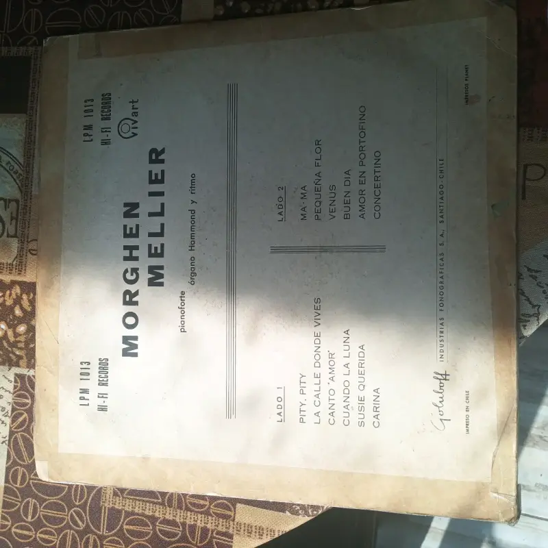 Vinilo Morghen Mellier Pianoforte Organo Hammond - 2