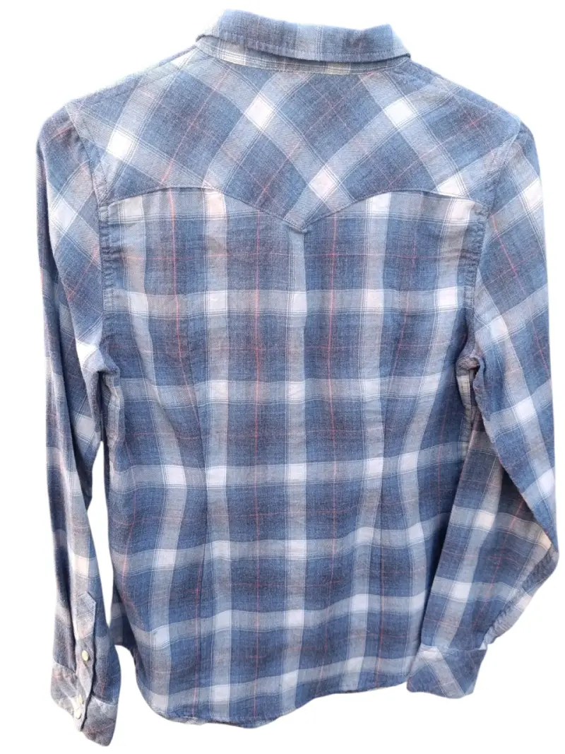Camisa de franela a cuadros Levi's azul - 2