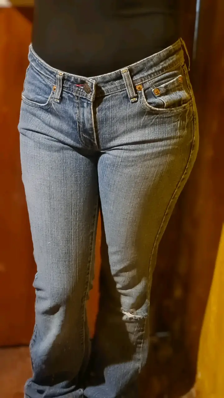 Jeans a la cadera Levi's azul desgastados para - 1