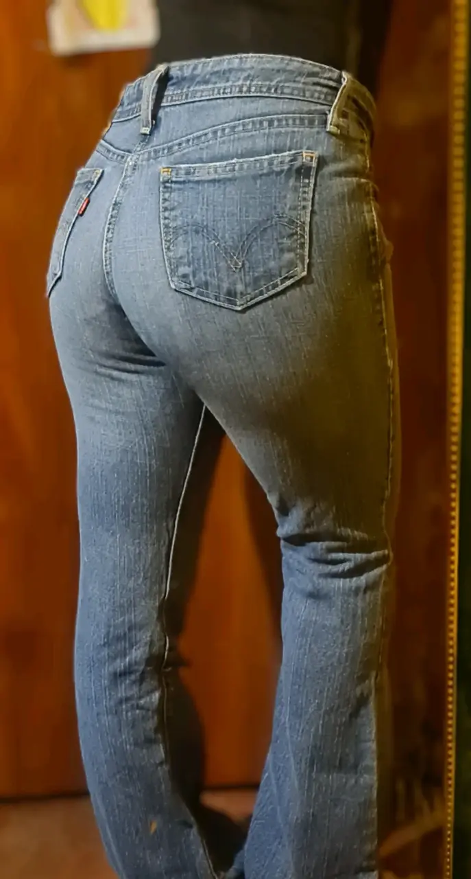 Jeans a la cadera Levi's azul desgastados para - 2
