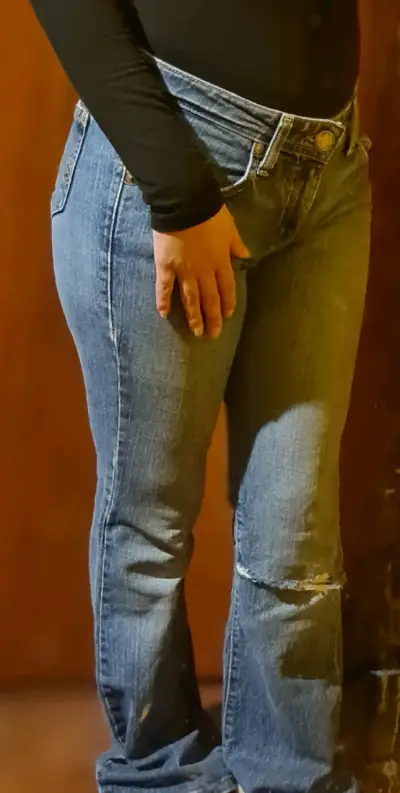 Jeans a la cadera Levi's  azul desgastados para - miniatura 4