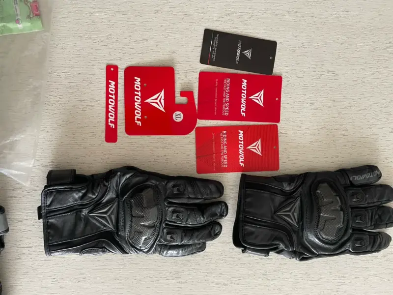 Guantes de moto Motowolf con protección - 5