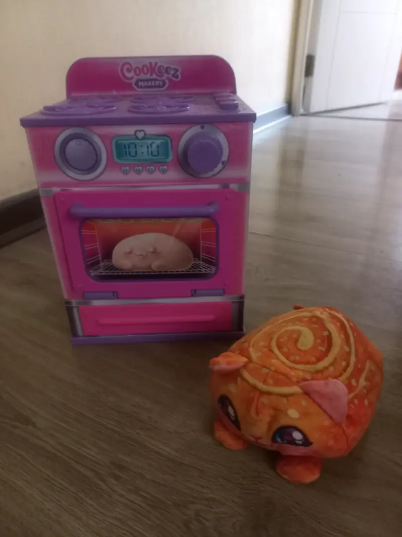 Horno de juguete con peluche de gato - 2