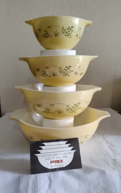 Set de Bowls Pyrex Shenandoah Vintage - miniatura 4