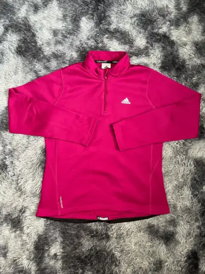 Polerón deportivo rosa Adidas - miniatura 1