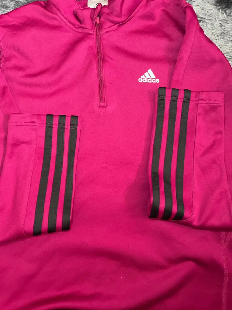 Polerón deportivo rosa Adidas - 4