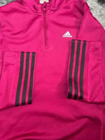 Polerón deportivo rosa Adidas - miniatura 4