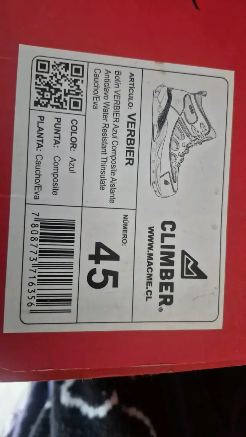 Botas de Seguridad Climber Verbier Azul Talla 45 - 4
