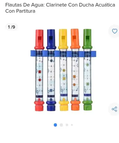 Flautas de agua para niños con colores vibrantes - miniatura 3