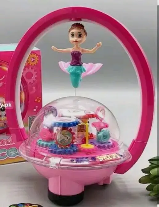 Juguete musical con bailarina giratoria y luces LED - 3