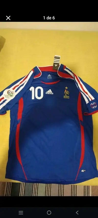 Camiseta fútbol francia - miniatura 1
