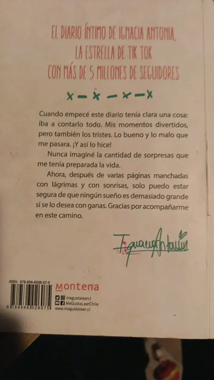 Libro 'Atrévete a Soñar' de Ignacia Antonia - 2