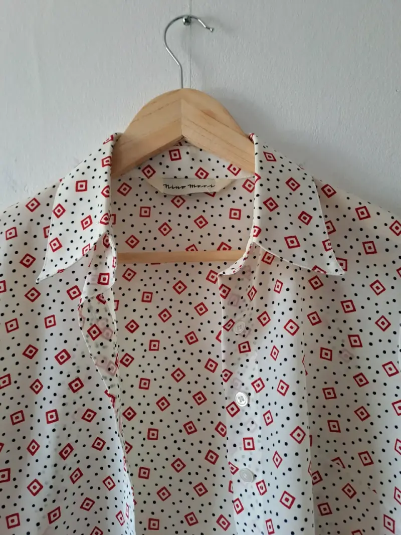 Blusa de mujer estampada con diseño, Nino Mori, M. - 2