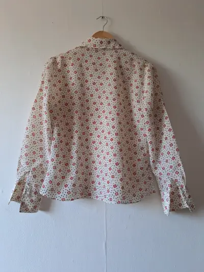 Blusa de mujer estampada con diseño, Nino Mori, M. - miniatura 3