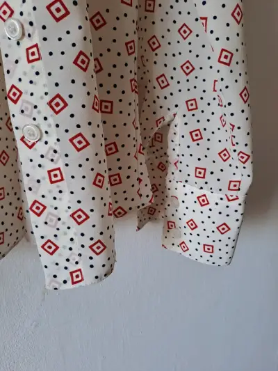 Blusa de mujer estampada con diseño, Nino Mori, M. - miniatura 4