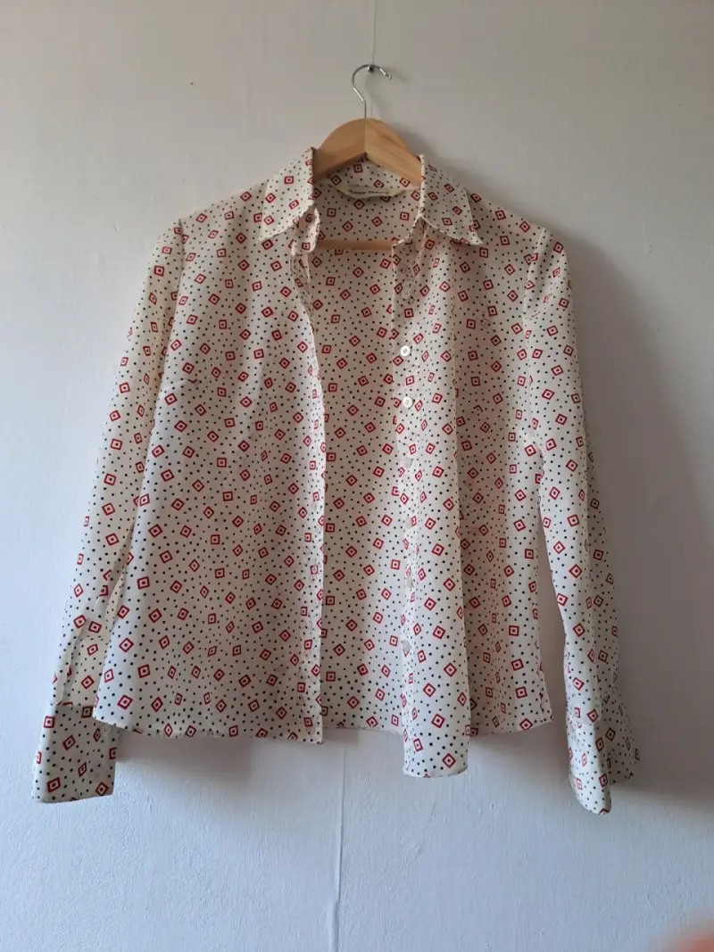 Blusa de mujer estampada con diseño, Nino Mori, M. - 5