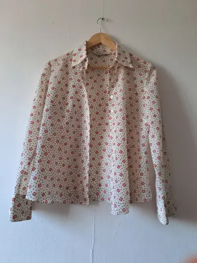 Blusa de mujer estampada con diseño, Nino Mori, M. - miniatura 5
