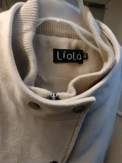 Chaqueta de lana beige Liolà para mujer - miniatura 1