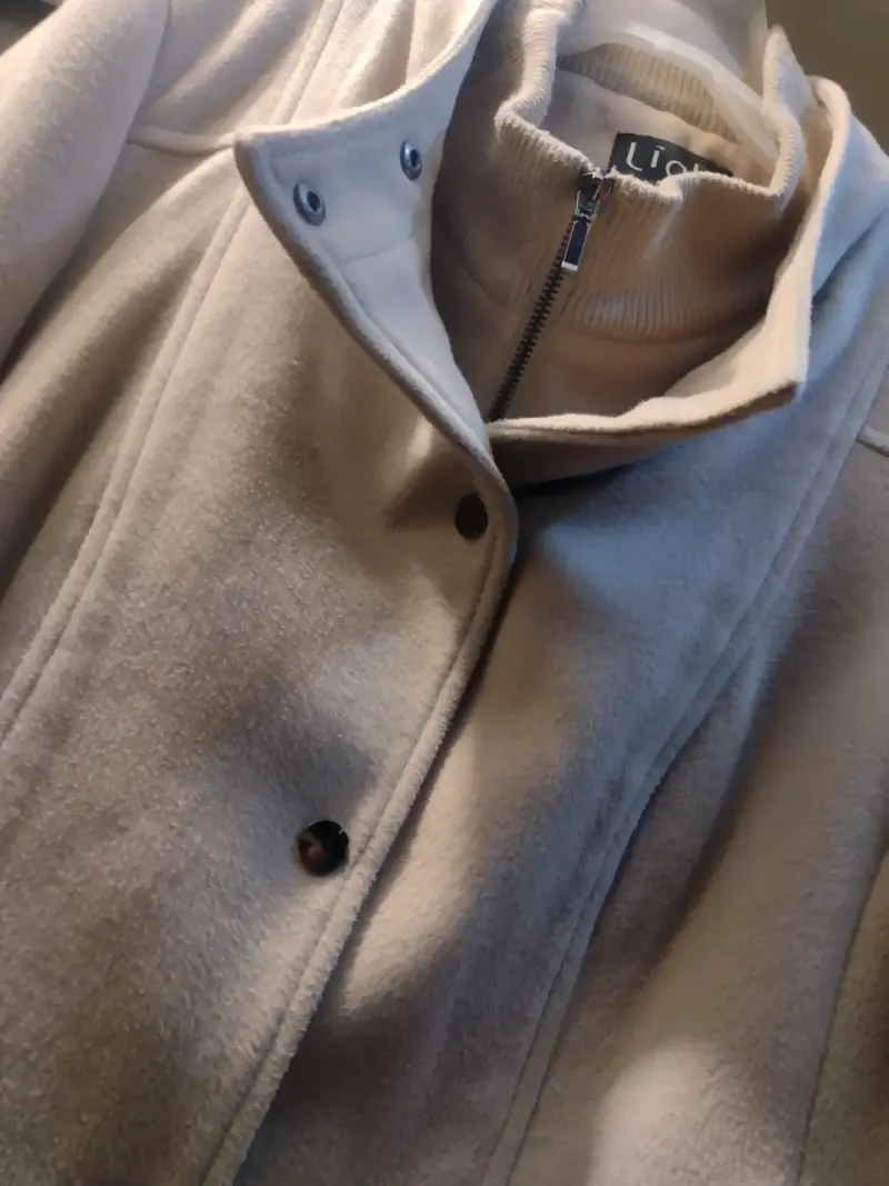 Chaqueta de lana beige Liolà para mujer - 3