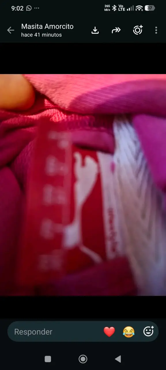 Polerón con capucha rosa Puma para mujer - 3