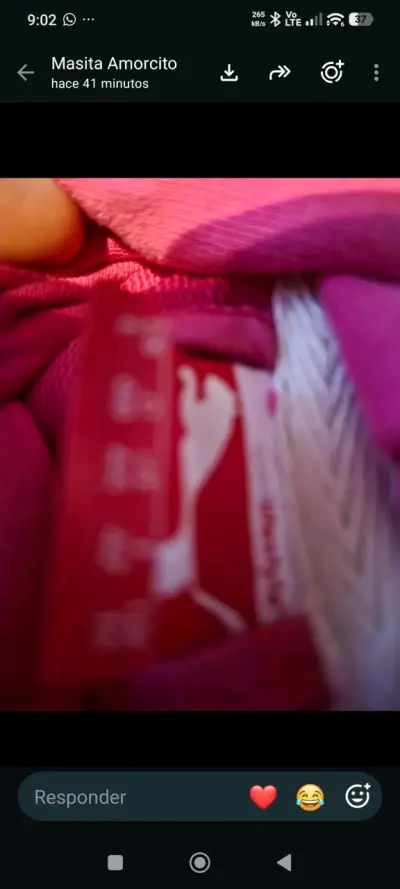 Polerón con capucha rosa Puma para mujer - miniatura 3