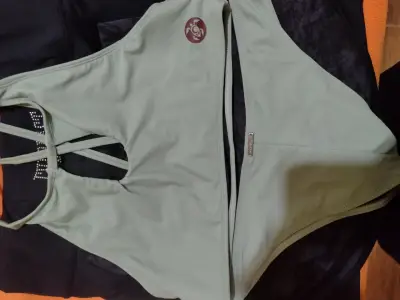 Bikini Haka Honu verde con diseño cruzado M - miniatura 1