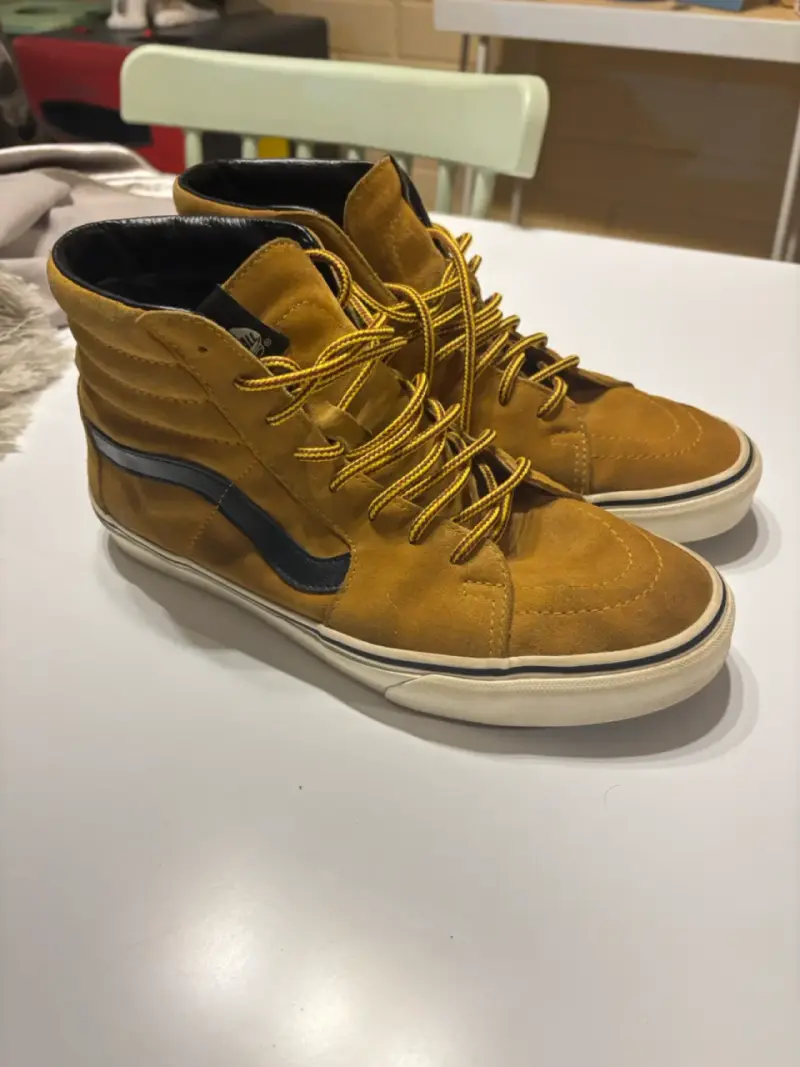 Zapatillas Vans altas color mostaza - 2