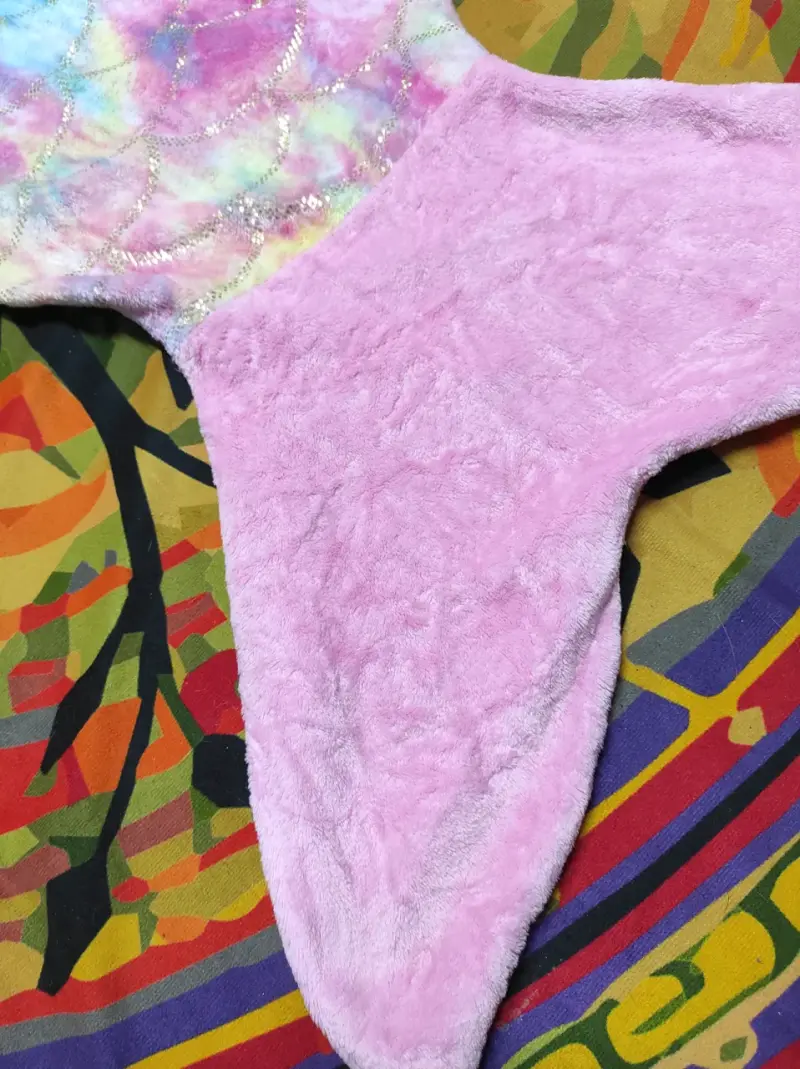Manta de cola de sirena multicolor para niños - 2