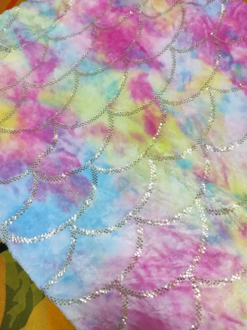 Manta de cola de sirena multicolor para niños - 3