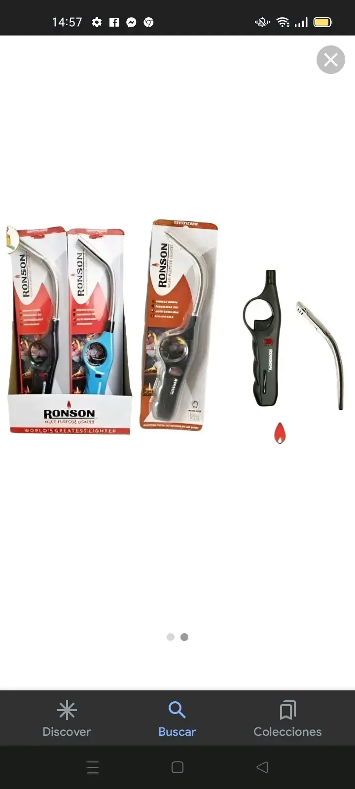 Encendedor multiuso Ronson con cuello flexible