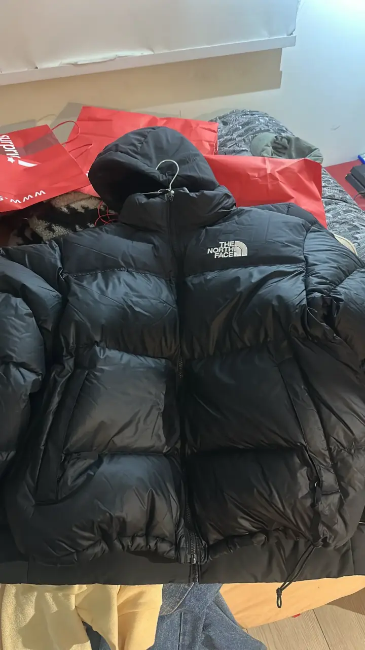 Chaqueta de plumas negra The North Face - 1