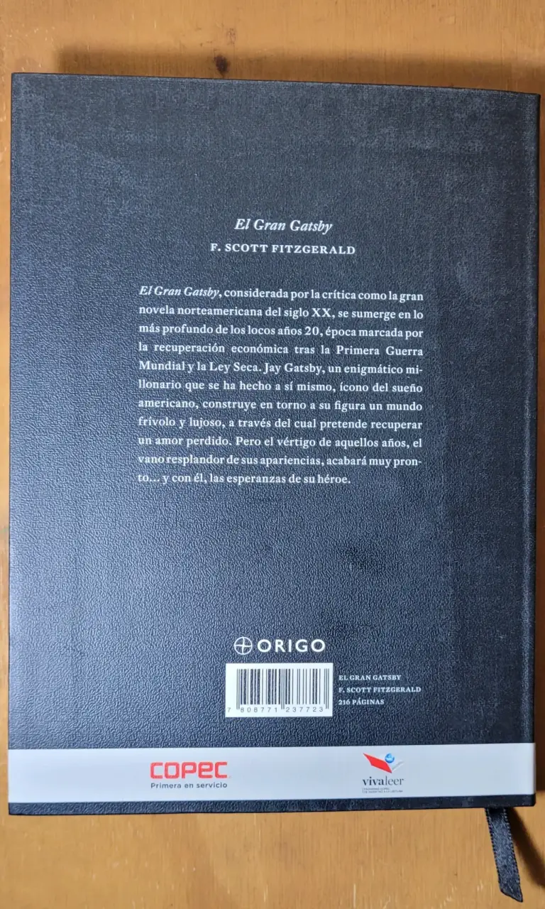 Libro El Gran Gatsby de F. Scott Fitzgerald - 3