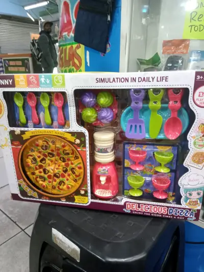Set de Juego de Cocina Infantil con Pizza y Accesorios - miniatura 2