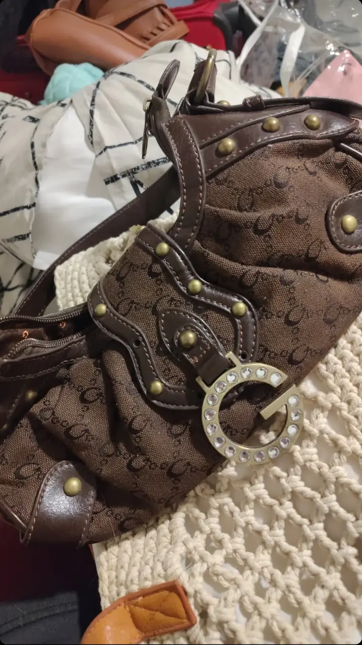 Cartera de mano marrón vintage (2000's) - 2