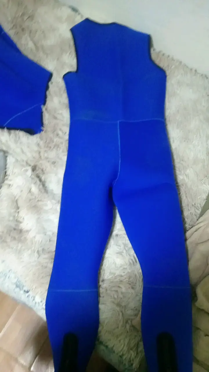 Traje de buceo azul con capucha Camaro - 4